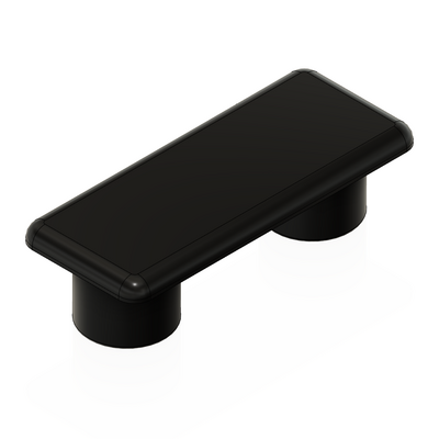 MODULAR SOLUTIONS POLYAMIDE PART&lt;br&gt;END CAP 45MM X 18.5MM BLACK